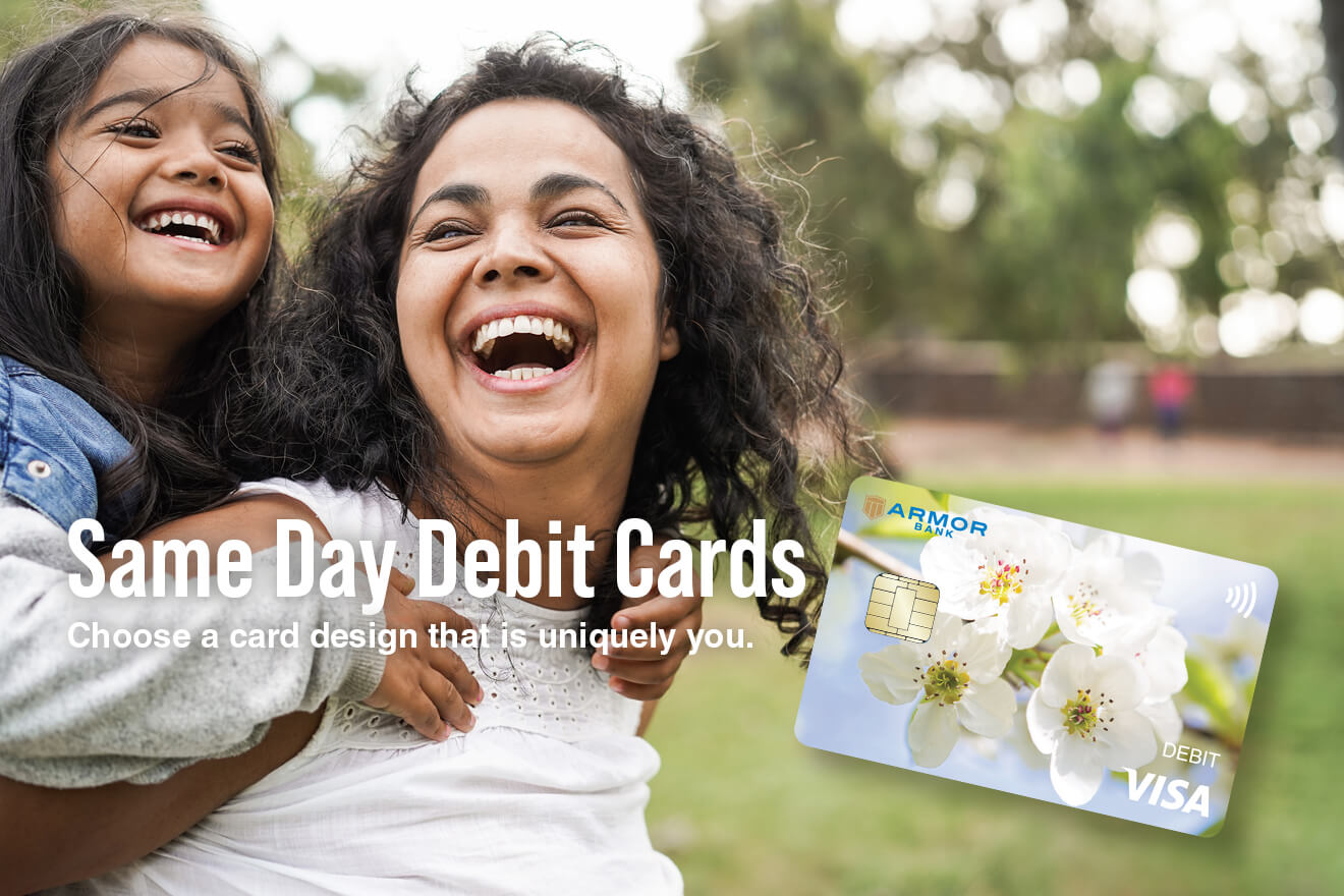 Get Your Personalized Armor Bank Debit Card Today!
