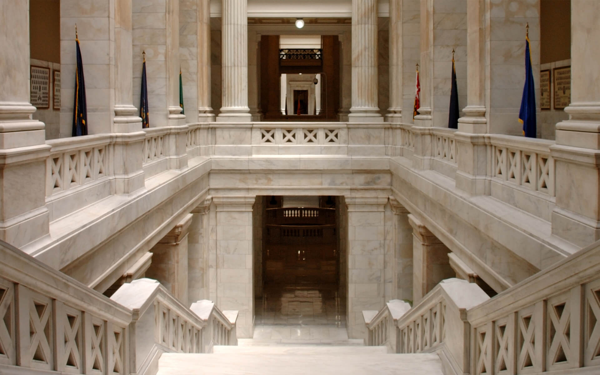 Arkansas Capitol Building Stairs