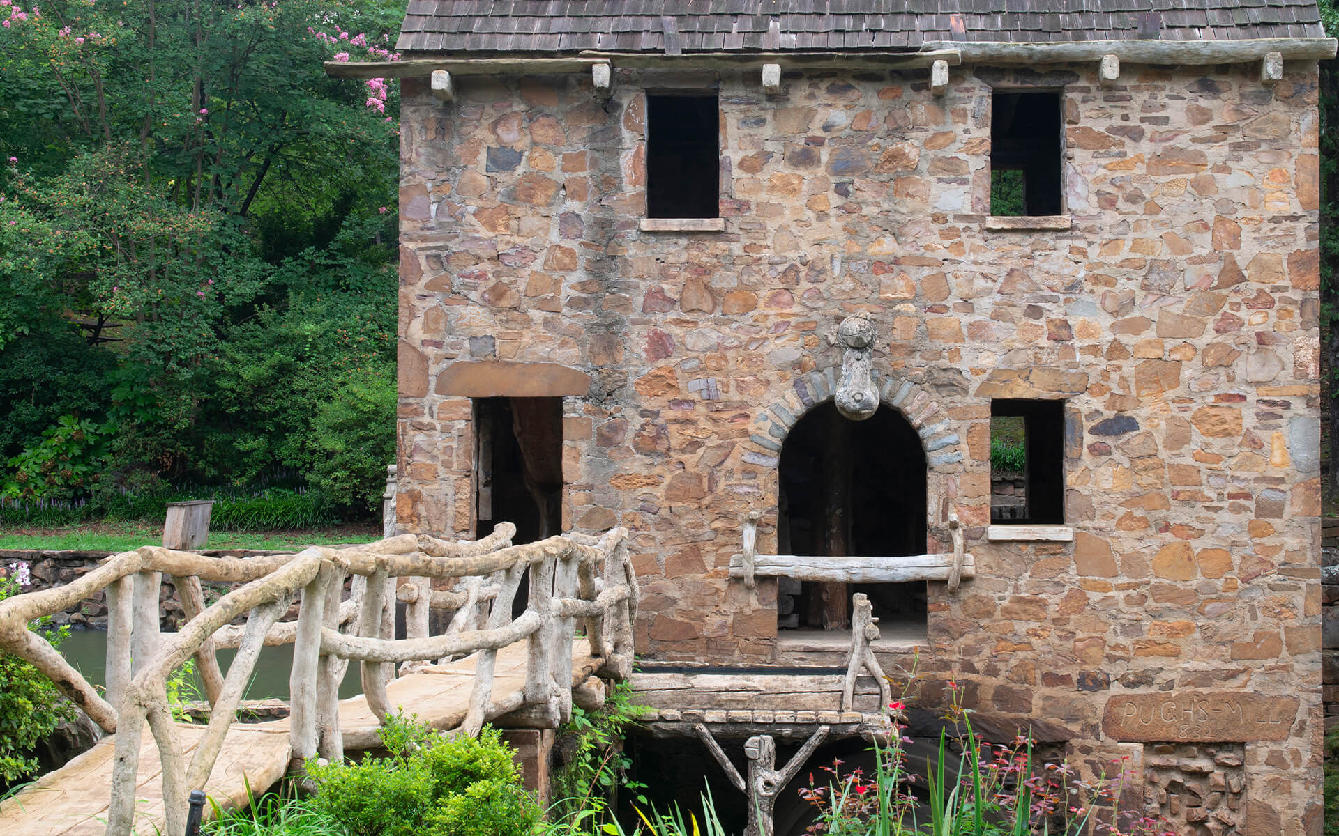 The Old Mill building in North Little Rock
